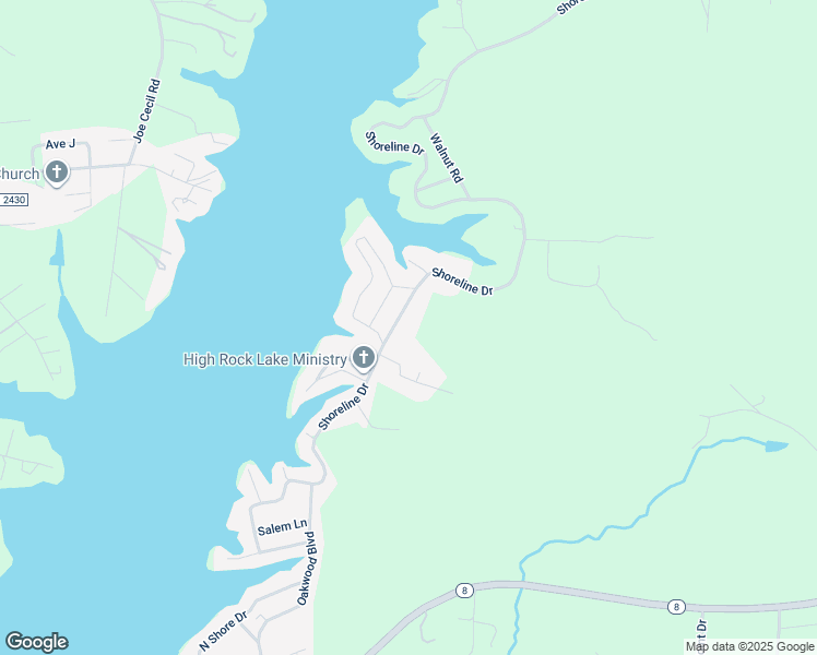 map of restaurants, bars, coffee shops, grocery stores, and more near 820 Shoreline Drive in Lexington