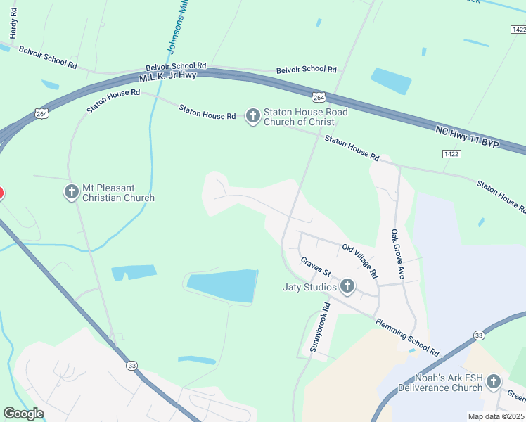 map of restaurants, bars, coffee shops, grocery stores, and more near 1207 Duce Drive in Greenville