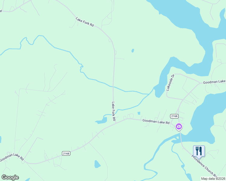 map of restaurants, bars, coffee shops, grocery stores, and more near 1173-1651 Lake Fork Road in Salisbury