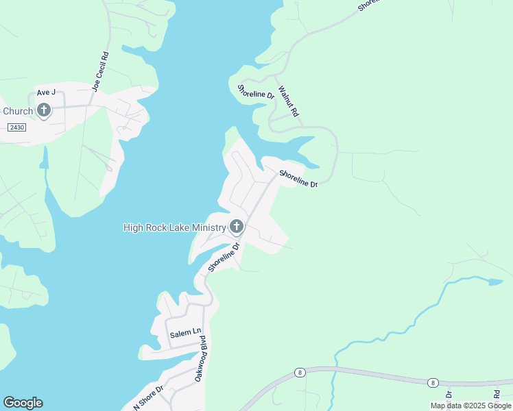 map of restaurants, bars, coffee shops, grocery stores, and more near 820 Shoreline Drive in Lexington