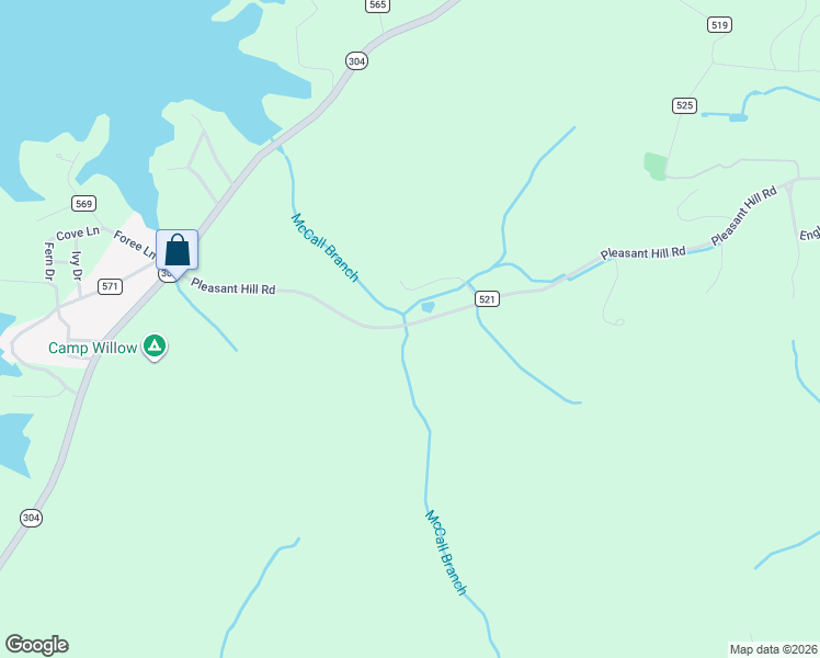 map of restaurants, bars, coffee shops, grocery stores, and more near 197 Pleasant Hill Road in Ten Mile