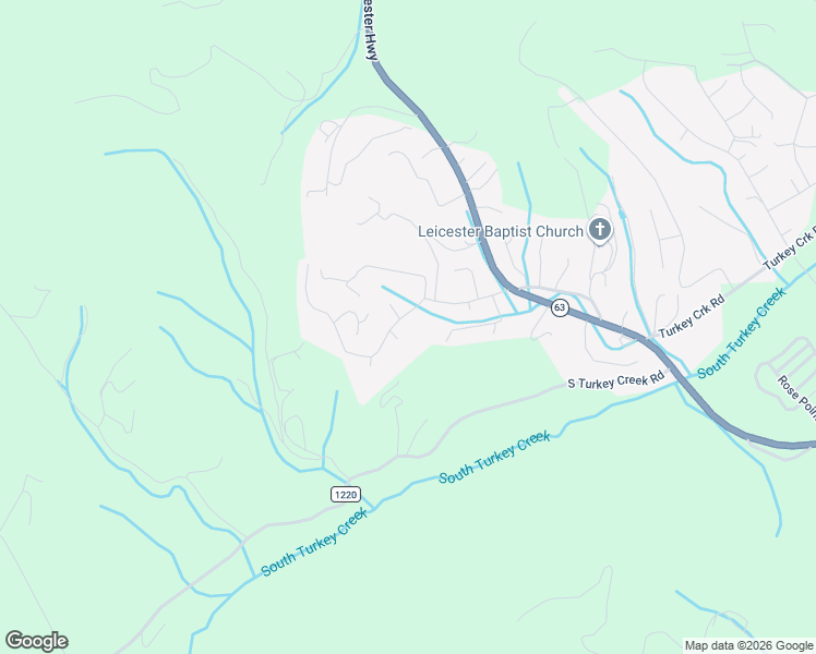 map of restaurants, bars, coffee shops, grocery stores, and more near 2 Misty Ridge Lane in Leicester