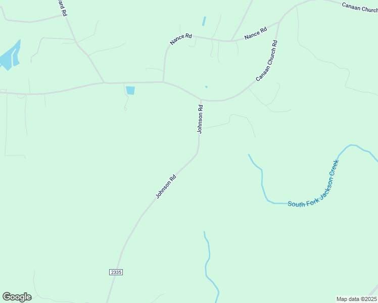 map of restaurants, bars, coffee shops, grocery stores, and more near 284 Johnson Road in Denton