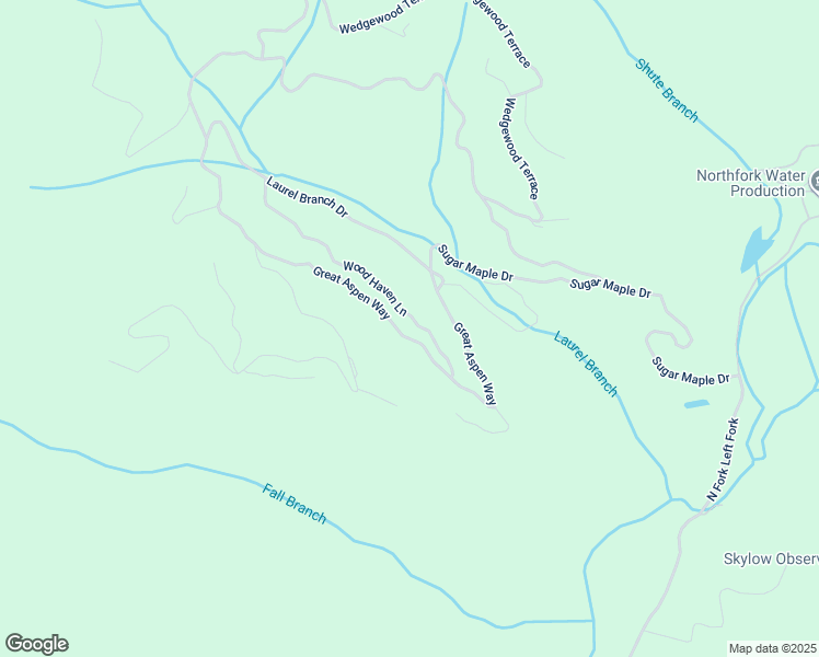 map of restaurants, bars, coffee shops, grocery stores, and more near 10 Wood Haven Lane in Black Mountain