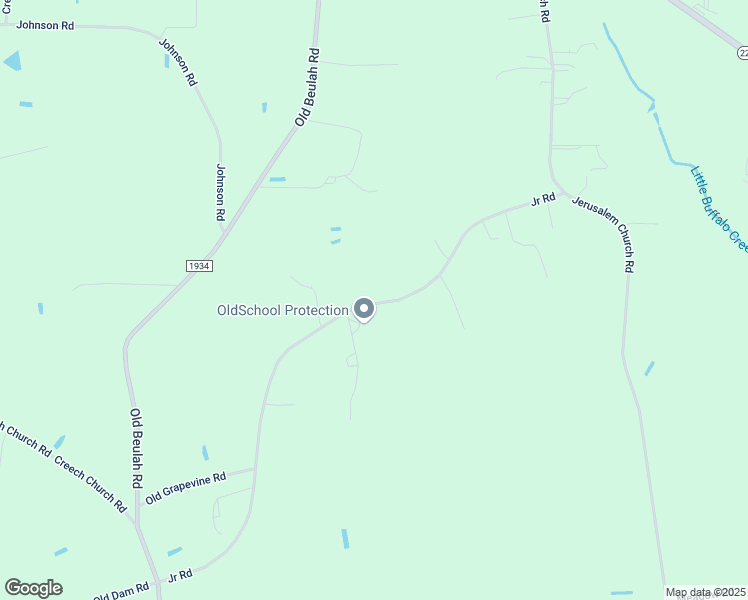 map of restaurants, bars, coffee shops, grocery stores, and more near 2637 Junior Road in Kenly