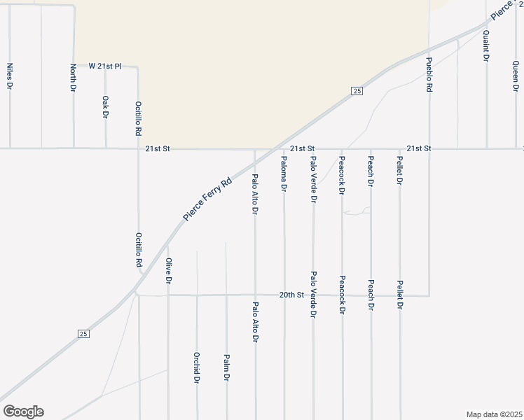 map of restaurants, bars, coffee shops, grocery stores, and more near 18368 Palo Alto Drive in Dolan Springs