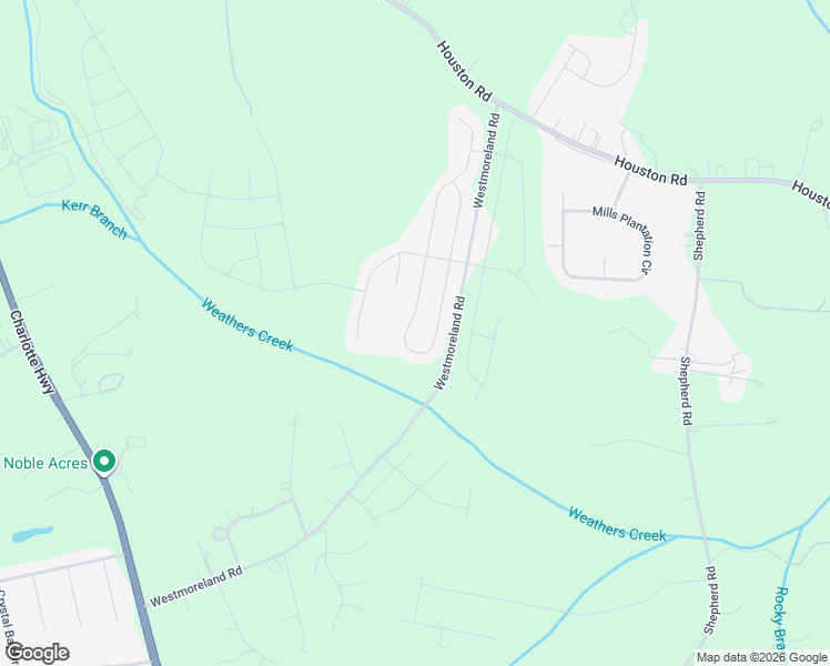 map of restaurants, bars, coffee shops, grocery stores, and more near 206 Fesperman Circle in Troutman