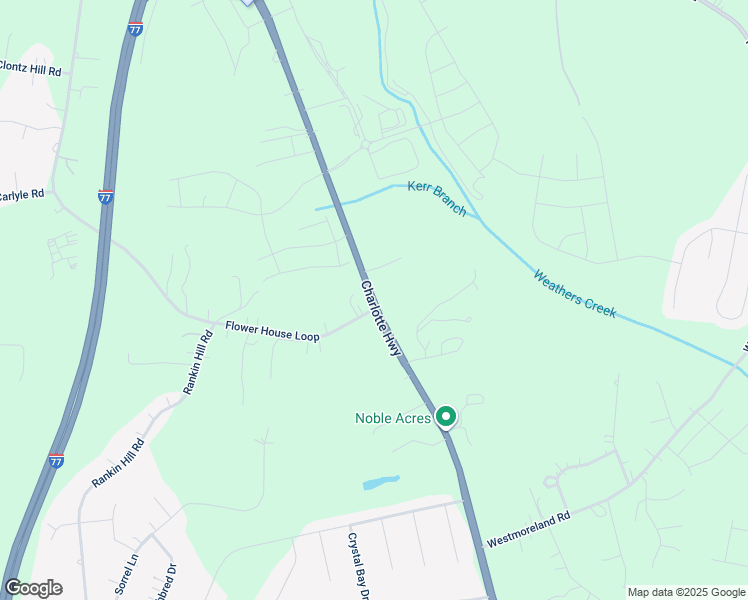 map of restaurants, bars, coffee shops, grocery stores, and more near 1249 Charlotte Highway in Mooresville