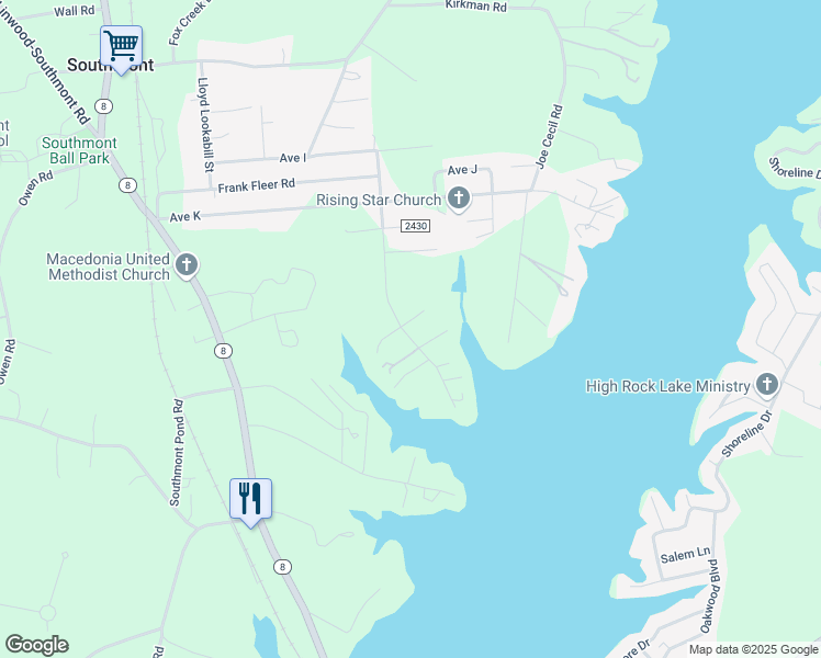 map of restaurants, bars, coffee shops, grocery stores, and more near 515 Robert Hargrave Road in Lexington