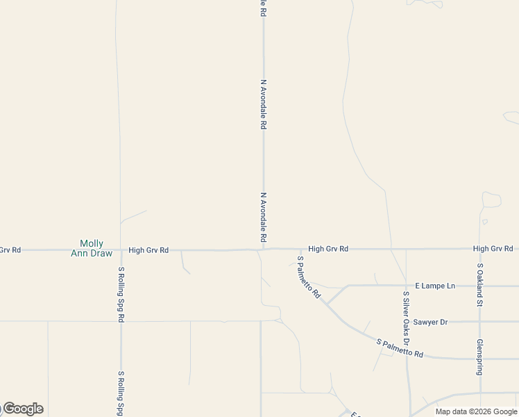 map of restaurants, bars, coffee shops, grocery stores, and more near 132 North Avondale Road in Williams