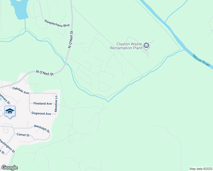 map of restaurants, bars, coffee shops, grocery stores, and more near 94 Jester Court in Clayton