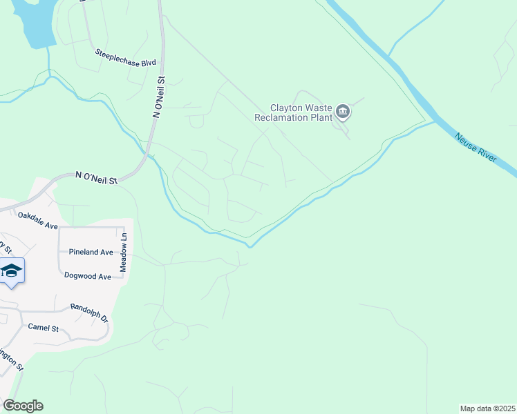 map of restaurants, bars, coffee shops, grocery stores, and more near 139 Jester Court in Clayton