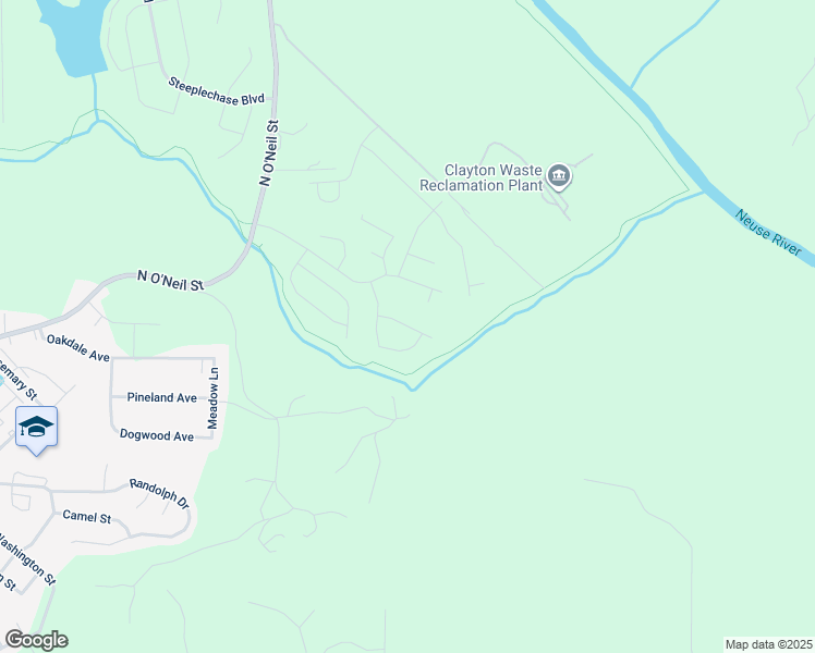 map of restaurants, bars, coffee shops, grocery stores, and more near 94 Jester Court in Clayton