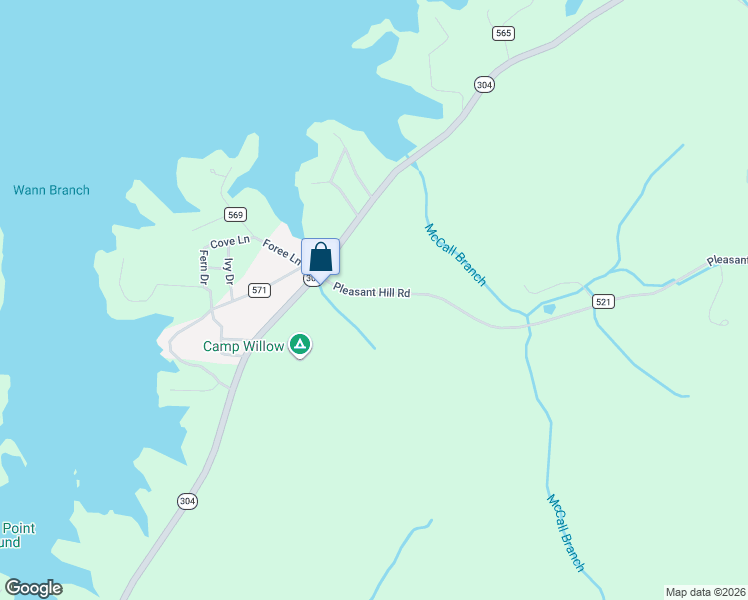 map of restaurants, bars, coffee shops, grocery stores, and more near 3043 Tennessee 304 in Ten Mile