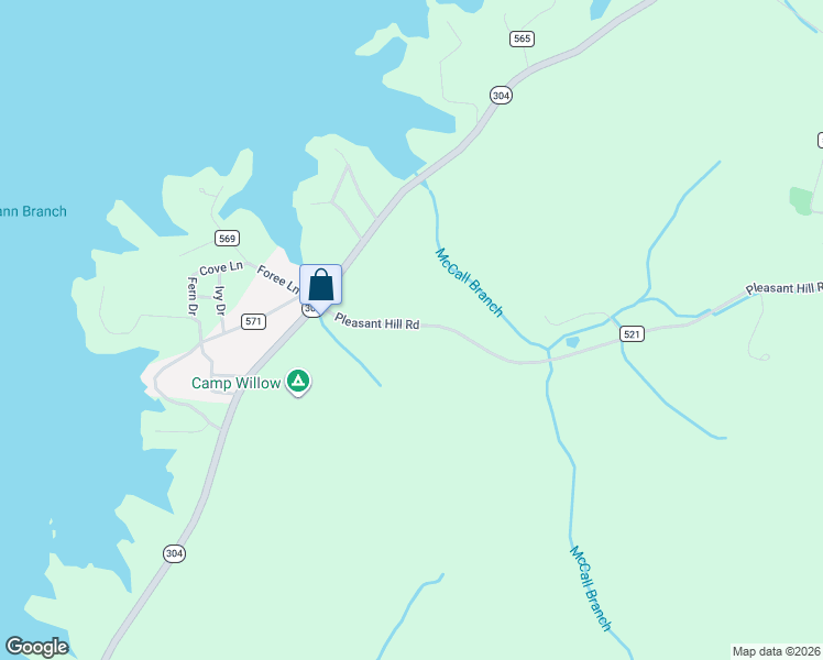 map of restaurants, bars, coffee shops, grocery stores, and more near 197 Pleasant Hill Road in Ten Mile