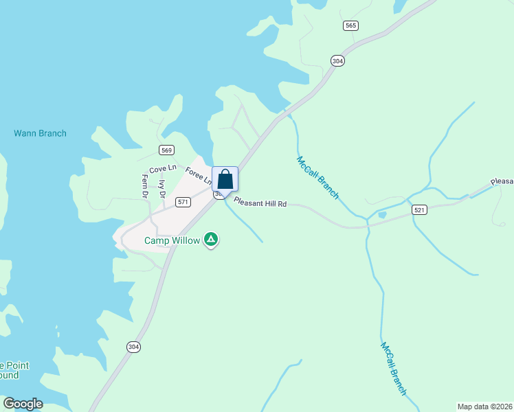 map of restaurants, bars, coffee shops, grocery stores, and more near 3043 Tennessee 304 in Ten Mile