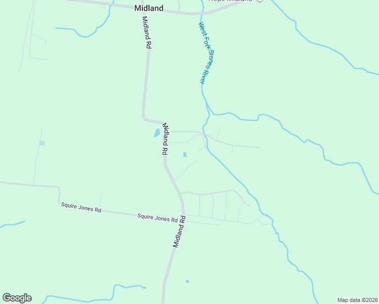 map of restaurants, bars, coffee shops, grocery stores, and more near 9879 Midland Road in Bell Buckle
