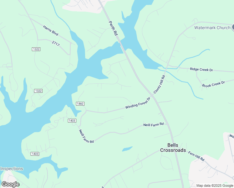 map of restaurants, bars, coffee shops, grocery stores, and more near 140 Crooked Branch Way in Troutman