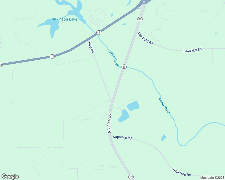 map of restaurants, bars, coffee shops, grocery stores, and more near 6495 North Carolina 39 in Selma
