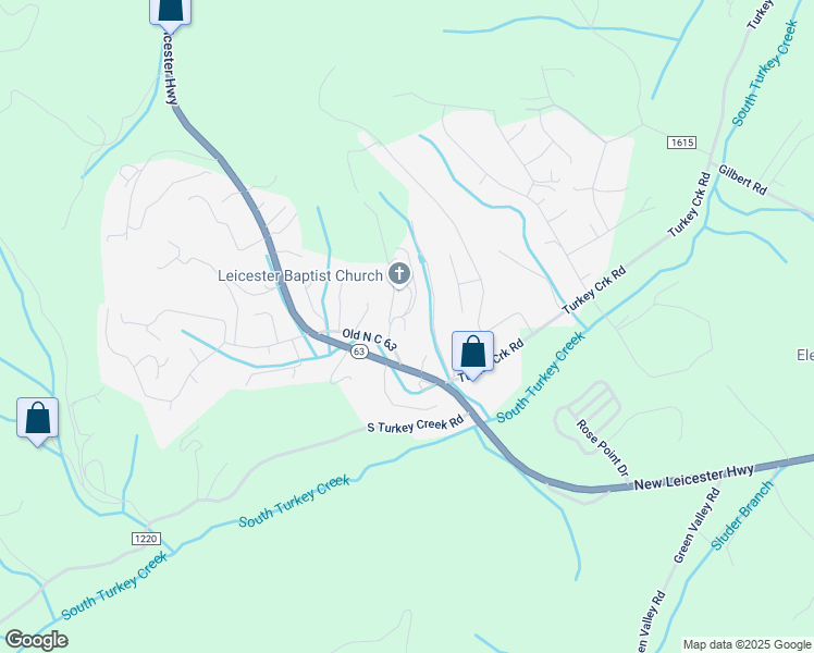 map of restaurants, bars, coffee shops, grocery stores, and more near 38 Caldwell Road in Leicester