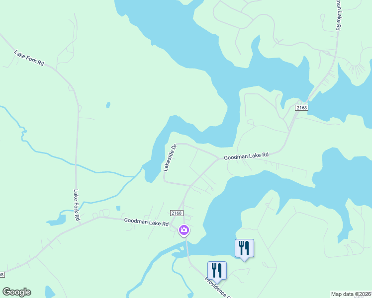 map of restaurants, bars, coffee shops, grocery stores, and more near 420 Lakeside Drive in Salisbury
