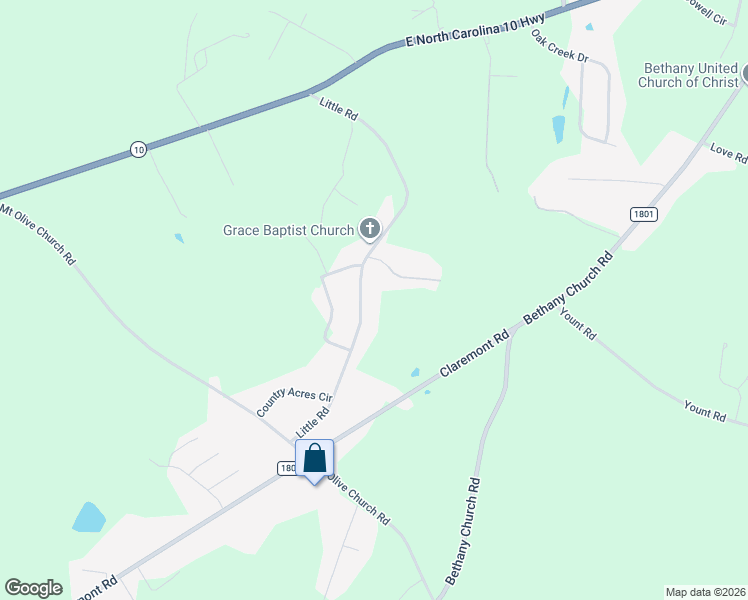 map of restaurants, bars, coffee shops, grocery stores, and more near 1242 Little Rd in Newton