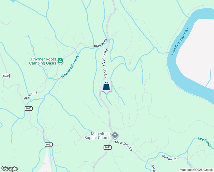 map of restaurants, bars, coffee shops, grocery stores, and more near 1248 State Road 1641 in Alexander