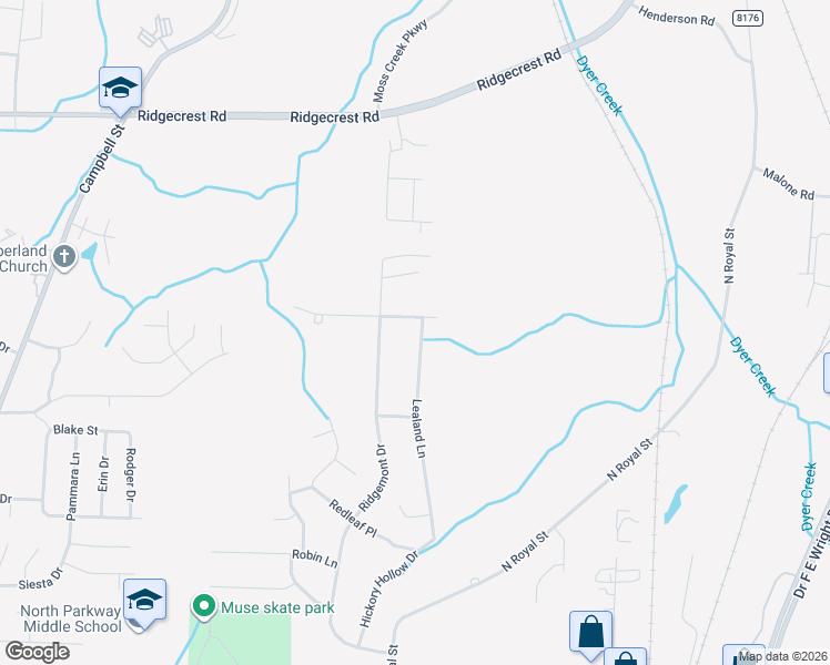 map of restaurants, bars, coffee shops, grocery stores, and more near 183 Lealand Lane in Jackson