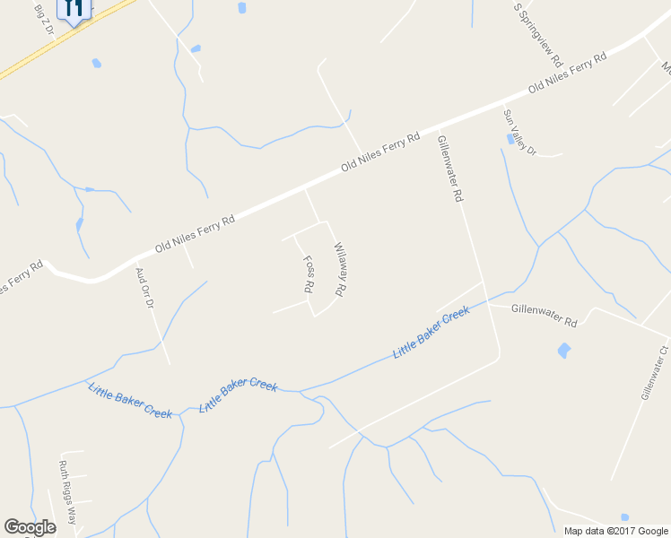 map of restaurants, bars, coffee shops, grocery stores, and more near 445 Wilaway Road in Maryville