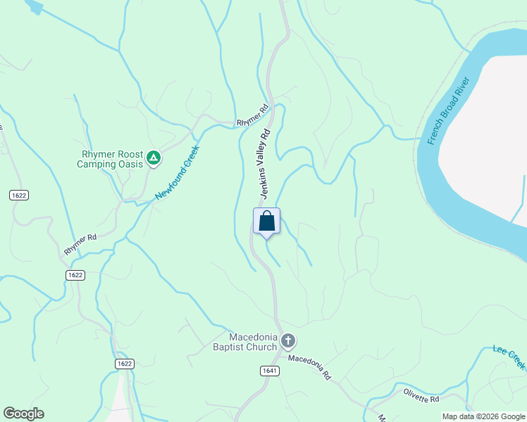 map of restaurants, bars, coffee shops, grocery stores, and more near 1248 State Road 1641 in Alexander