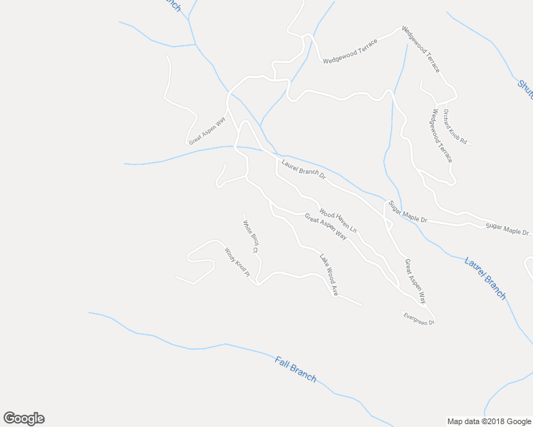 map of restaurants, bars, coffee shops, grocery stores, and more near 1 Lake Wood Avenue in Black Mountain
