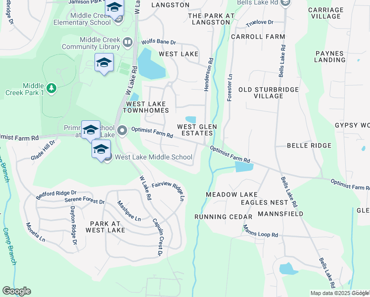 map of restaurants, bars, coffee shops, grocery stores, and more near 2646 Iveysprings Court in Apex