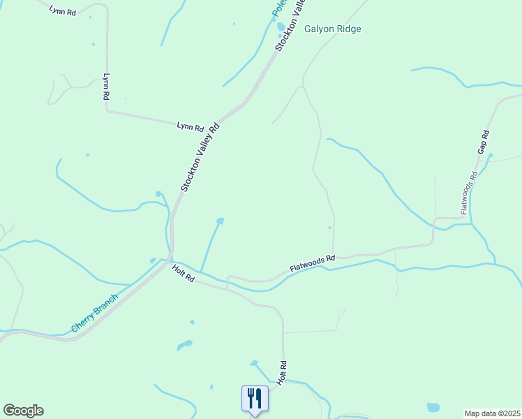 map of restaurants, bars, coffee shops, grocery stores, and more near 14900 Flatwoods Road in Sweetwater