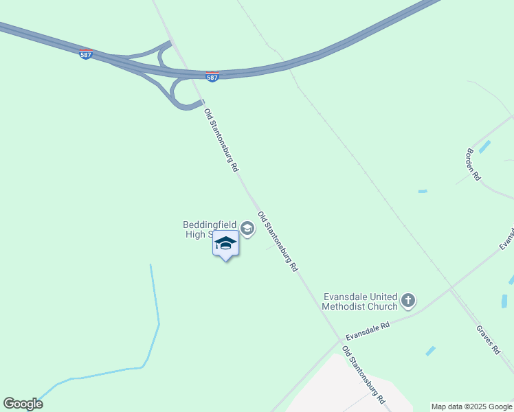 map of restaurants, bars, coffee shops, grocery stores, and more near State Road 1602 in Wilson