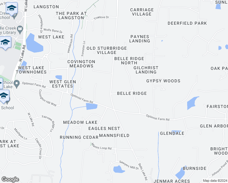 map of restaurants, bars, coffee shops, grocery stores, and more near 8421 Bells Lake Road in Apex
