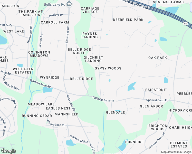 map of restaurants, bars, coffee shops, grocery stores, and more near 7320 Faith Street in Apex