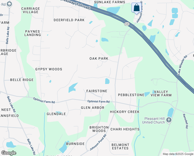 map of restaurants, bars, coffee shops, grocery stores, and more near 6617 Oak Fork Drive in Apex