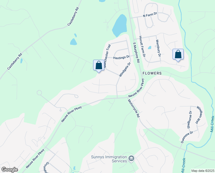 map of restaurants, bars, coffee shops, grocery stores, and more near 77 Normandy Drive in Clayton