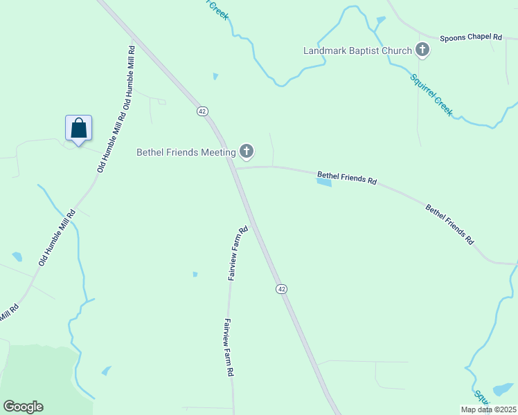 map of restaurants, bars, coffee shops, grocery stores, and more near 2955 North Carolina 42 in Asheboro