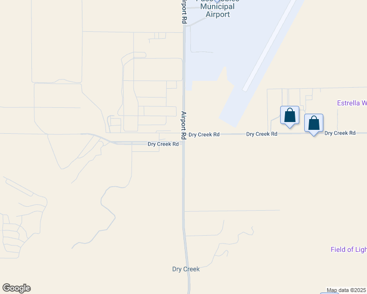 map of restaurants, bars, coffee shops, grocery stores, and more near Airport Road in Paso Robles
