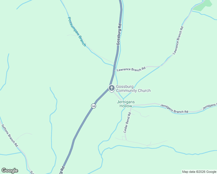 map of restaurants, bars, coffee shops, grocery stores, and more near 2821 Gossburg Road in Beechgrove