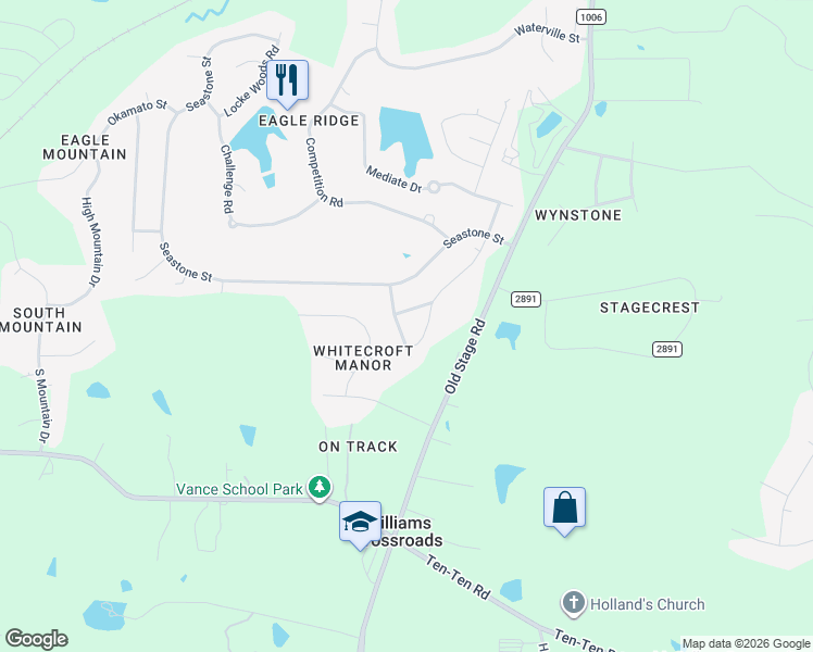map of restaurants, bars, coffee shops, grocery stores, and more near 149 Chalcedony Street in Raleigh