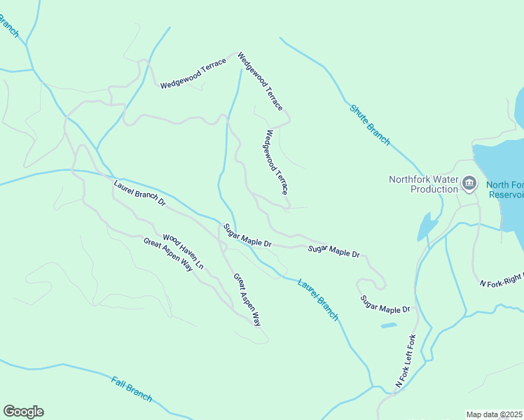 map of restaurants, bars, coffee shops, grocery stores, and more near 11 Winding Poplar Road in Black Mountain