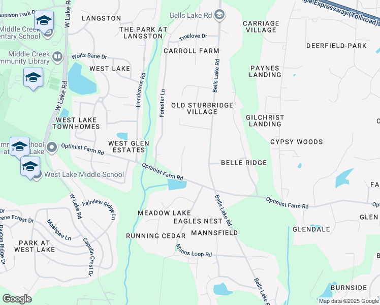 map of restaurants, bars, coffee shops, grocery stores, and more near 8413 Wyndridge Drive in Apex