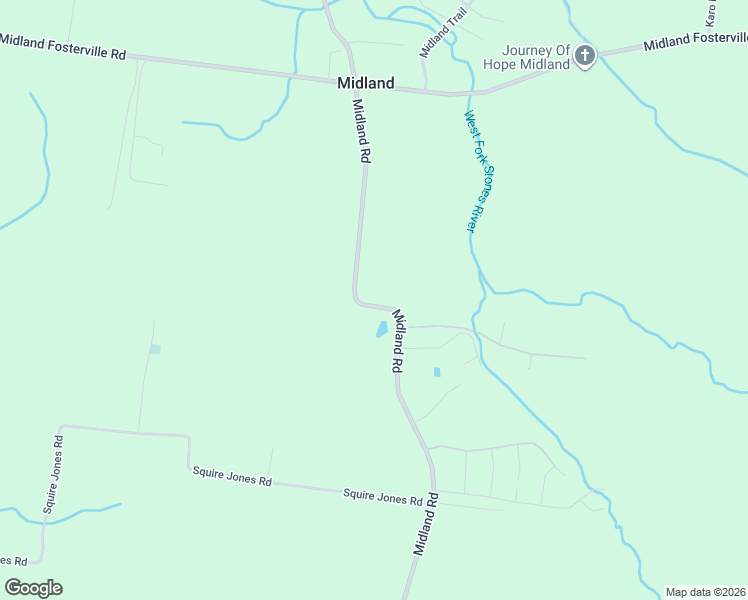 map of restaurants, bars, coffee shops, grocery stores, and more near 9463 Midland Road in Bell Buckle