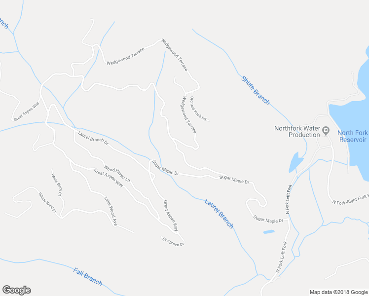 map of restaurants, bars, coffee shops, grocery stores, and more near 11 Winding Poplar Road in Black Mountain