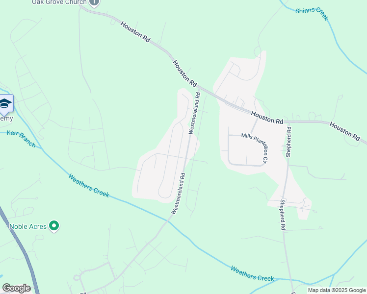 map of restaurants, bars, coffee shops, grocery stores, and more near 127 Fesperman Circle in Troutman
