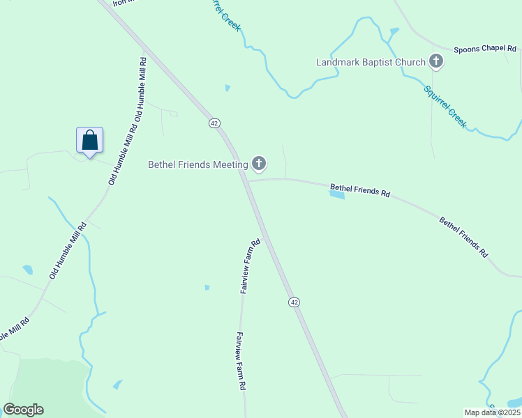 map of restaurants, bars, coffee shops, grocery stores, and more near 2955 North Carolina 42 in Asheboro