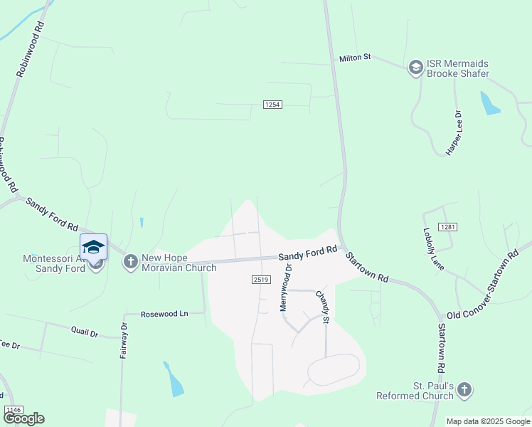 map of restaurants, bars, coffee shops, grocery stores, and more near 1078 Maple Drive in Newton