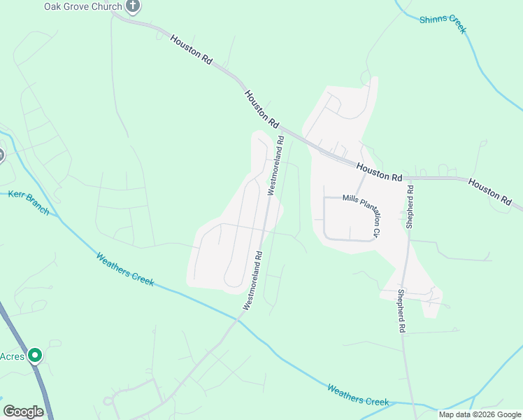map of restaurants, bars, coffee shops, grocery stores, and more near 127 Fesperman Circle in Troutman